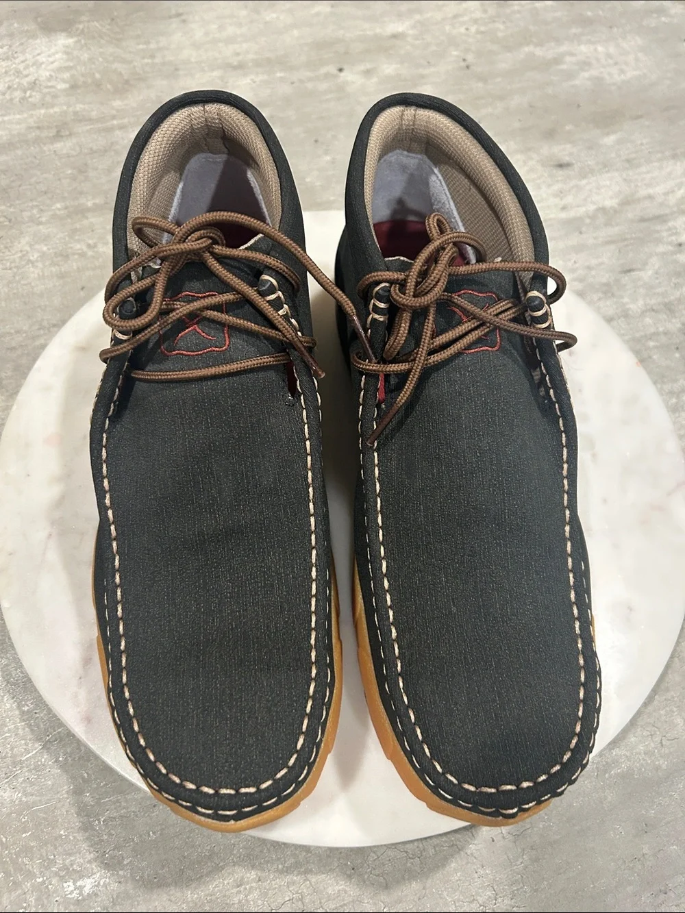 Twisted X Work charcoal Chukka Boots with Gum Sole size 10